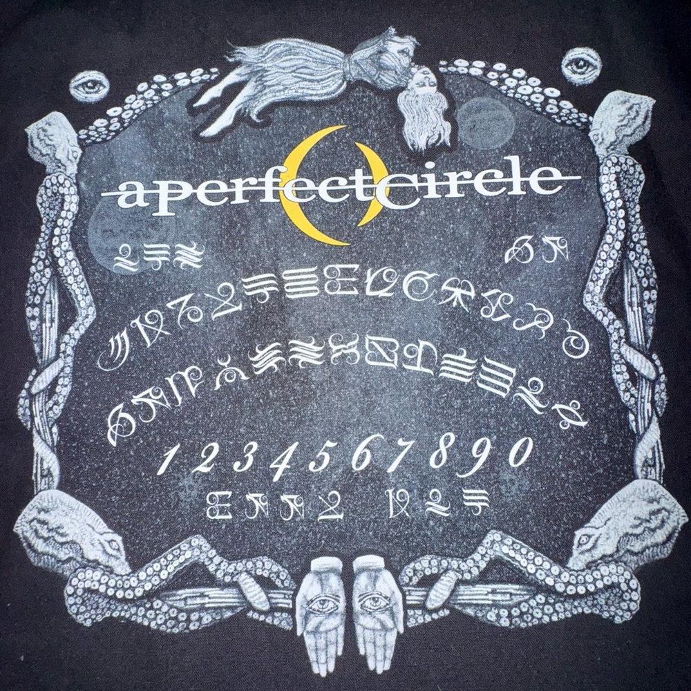 Rare! A PERFECT CIRCLE Band Memorabilia Tote Bag 2017 Tour New! Octopus Occult